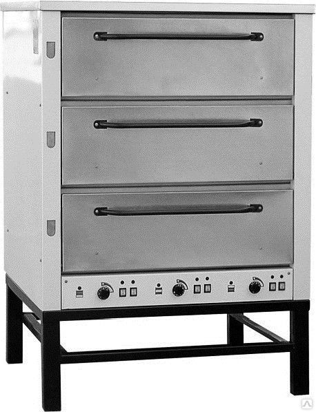 Печь хлебопекарная ХПЭ-750/4 (нержавеющая, в обрешетке, В709)