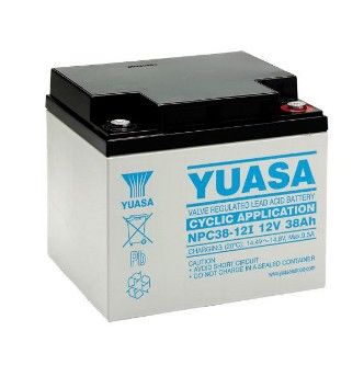 Аккумуляторная батарея NPC38-12I (12V 38Ah) Yuasa Cyclic VRLA Battery