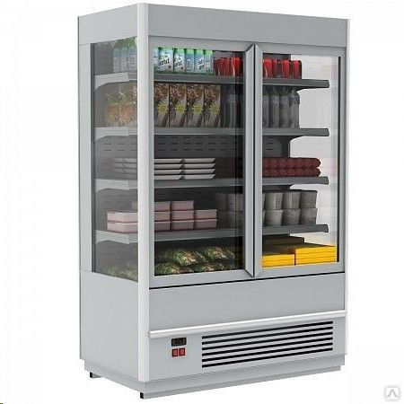 Горка холодильная FC20-08 VV 2,5-1 (распашные двери стеклянный фронт)