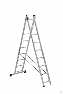 Лестница 2-секционная алюминиевая TOR SC2009 2x9 универсальная 
