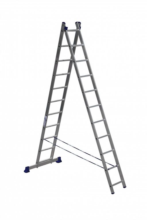 Лестница 2-секционная алюминиевая TOR SC2011 2x11 универсальная