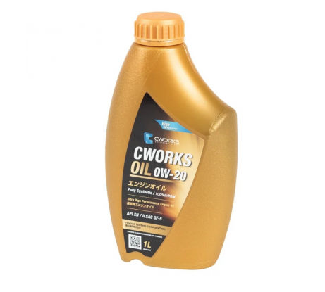Моторное масло синтетическое Cworks Oil 0W-20 SN/GF-5, 1L