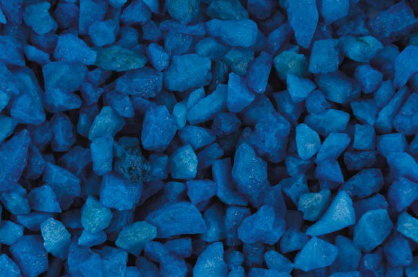 Крошка каменная мраморная синяя 10 кг, крашенная декоративная