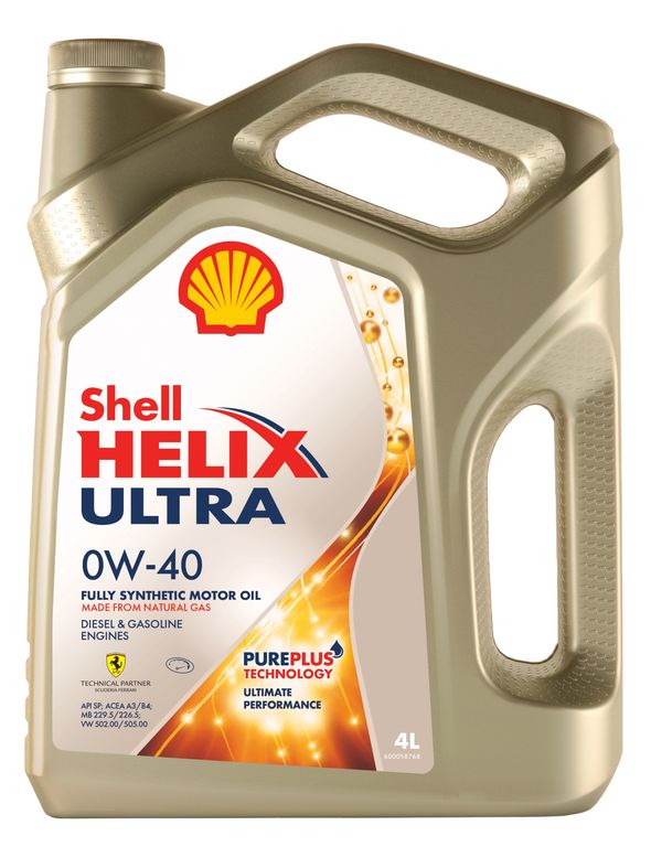 Масло моторное Shell Helix Ultra 0W-40 (4 л)