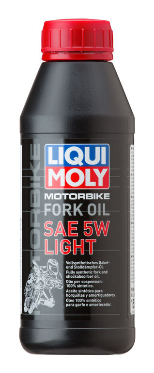 Масло для вилок и амортизаторов LIQUI MOLY Motorbike Fork Oil Light 5W 0,5л
