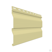 Сайдинг поливинилхлоридный для наружной отделки шириной 255 мм белый