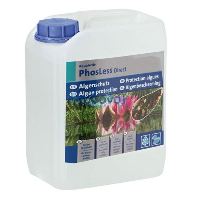 Защита от водорослей с мгновенным эффектом AquaActiv PhosLess Direct 5 л