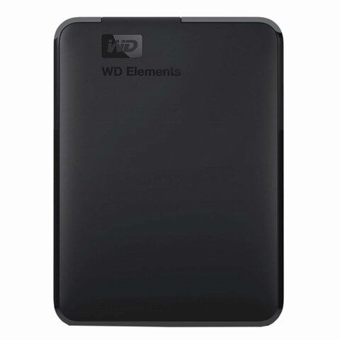 Внешний жесткий диск WD Elements Portable 4TB, 2.5", USB 3.0, черный, WDBU6
