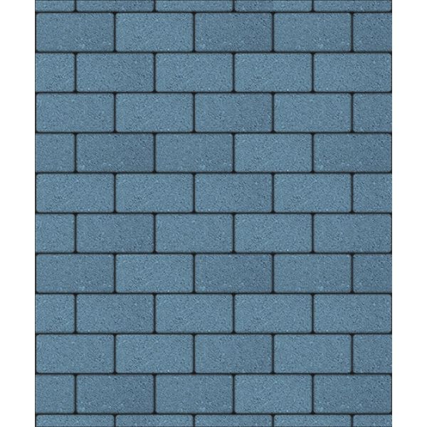 Тротуарная плитка Ла-Линия, Стандарт, Синий, 60 мм