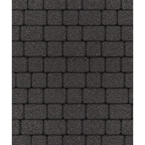 Тротуарная плитка Классико, Гранит, Чёрный, 60 мм