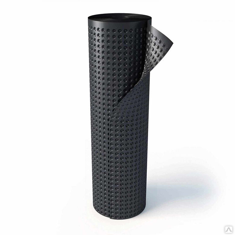 Мембрана гидроизоляционная профилированная 2х20м, Gruntflex Landshaft ...