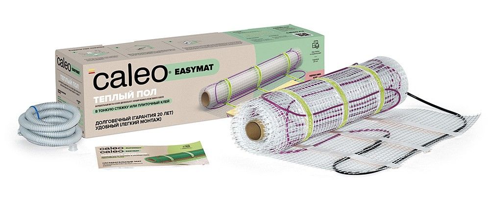 Теплый пол кабельный CALEO EASYMAT 140-0,5-3,6 под плитку и керамогранит