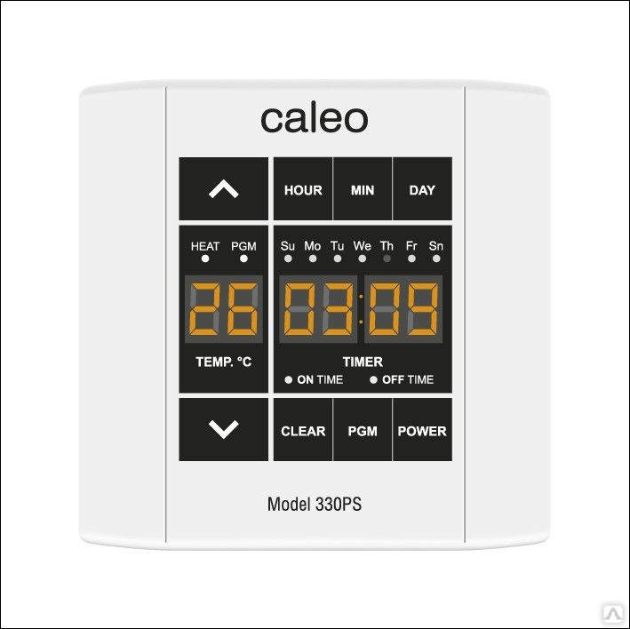 Терморегулятор caleo 320 на дисплее ошибка