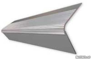 Угол защитный алюминиевый анодированный матовый без отверстий 