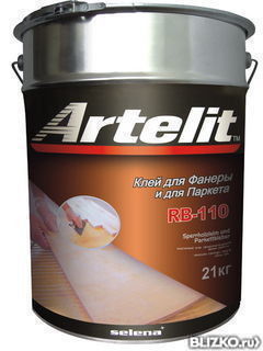 Клей для паркета и фанеры каучуковый Artelit RB-110 (21кг)