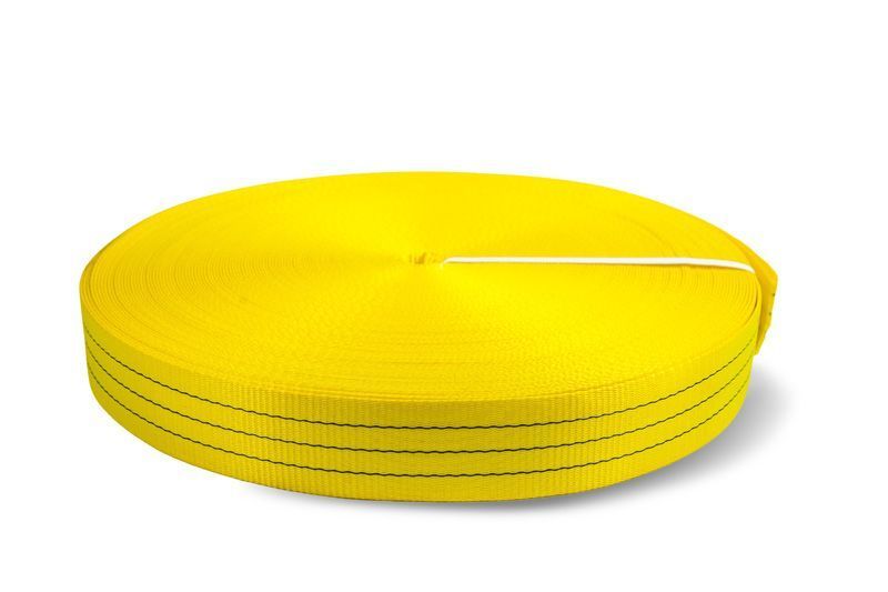 Лента текстильная TOR 6:1 90 мм 10500 кг желтый