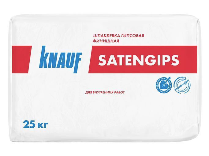 Шпатлевка Сатенгипс Кнауф 25 кг (белая финишная)