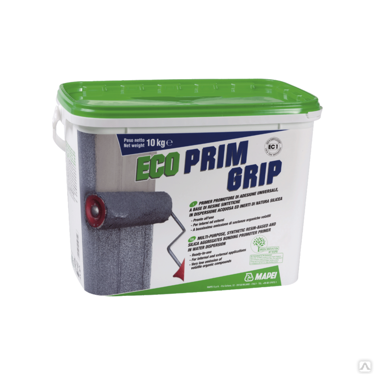 Грунтовка Mapei Eco Prim Grip Plus buckets 5 кг