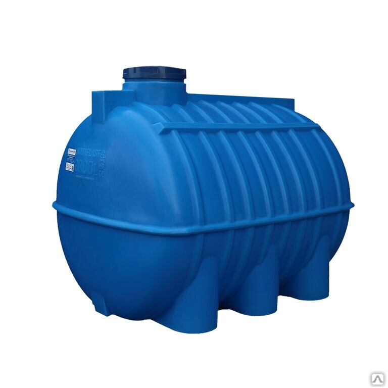 Ёмкость для воды пластиковая овально-горизонтальная 3000 л Aquaplast ...